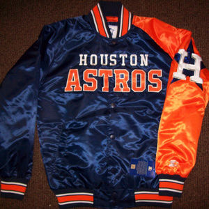 Houston ASTROS Starter DUGOUT Snap Down Jacket